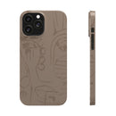 Totem Series | Neutral Brown Slim Phone Case