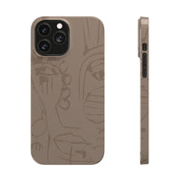 Totem Series | Neutral Brown Slim Phone Case