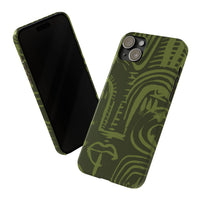 Totem artwork Slim Phone Case | Gabrielle Fabunmi series