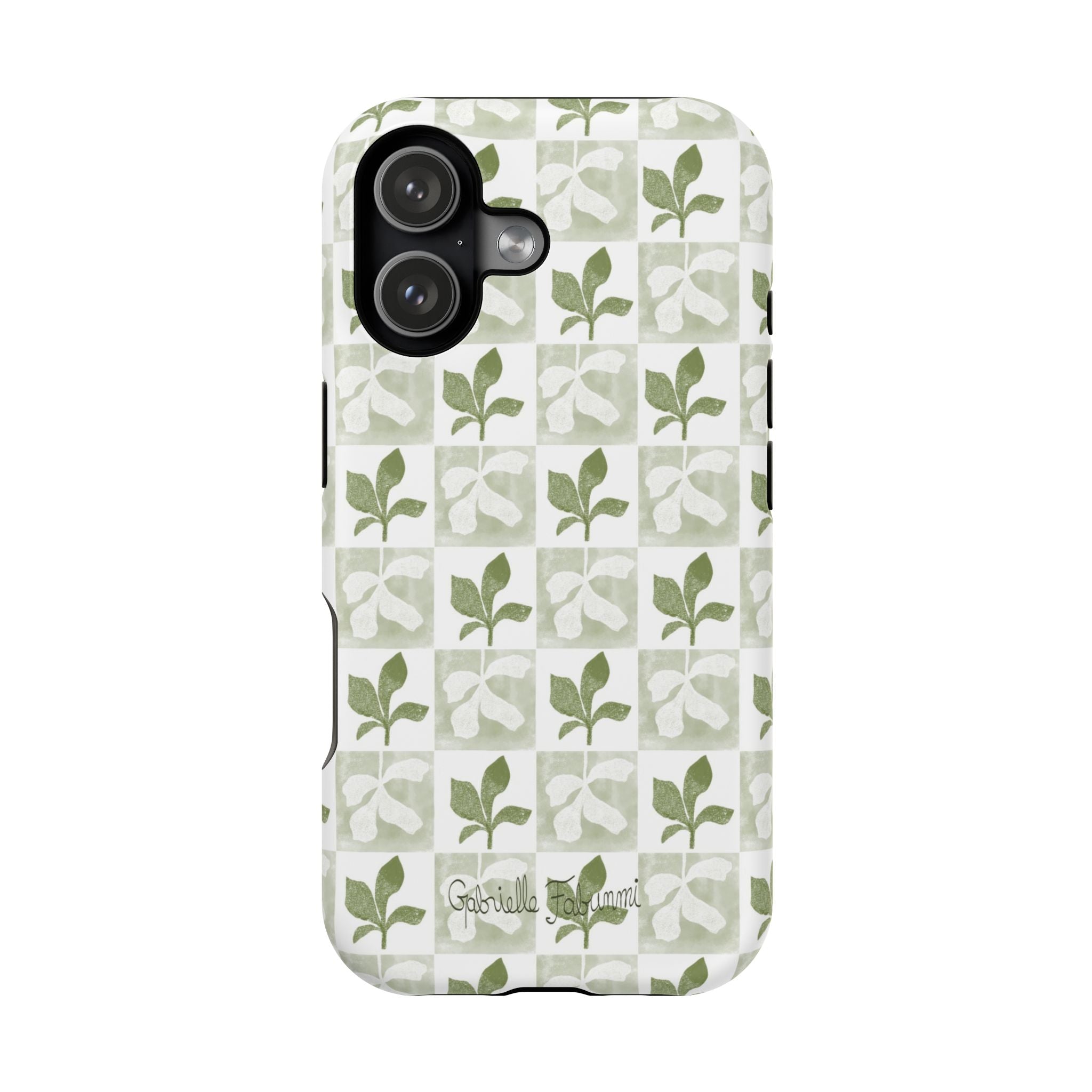 Botanical Impact-Resistant Phone Case - Eco-Friendly Design