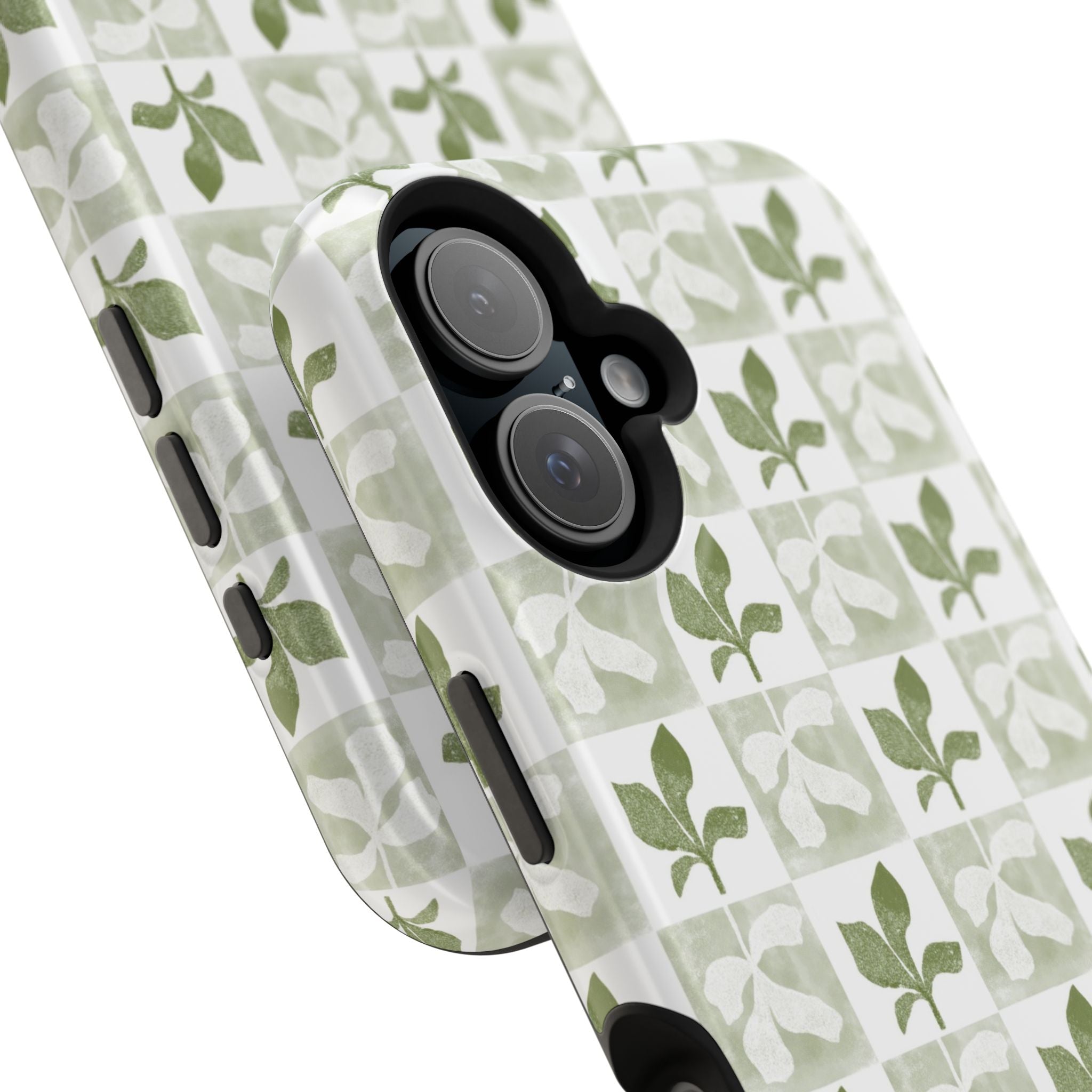 Botanical Impact-Resistant Phone Case - Eco-Friendly Design