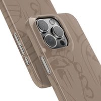 Totem Series | Neutral Brown Slim Phone Case