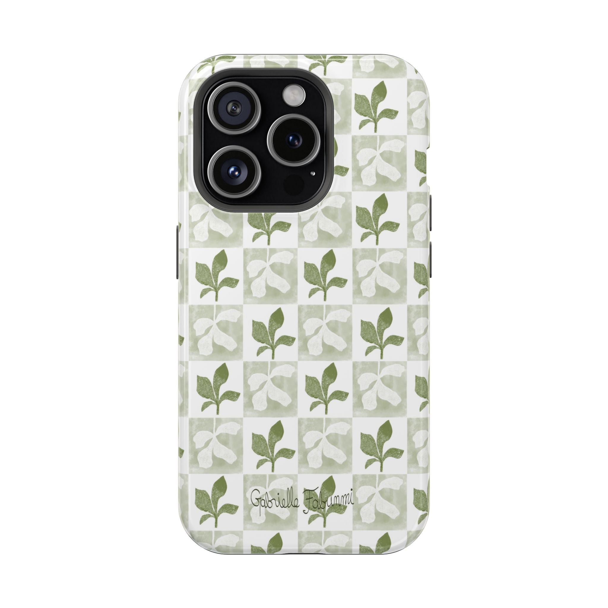 Botanical Impact-Resistant Phone Case - Eco-Friendly Design