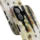 Abstract Camouflage Tough Phone Case — Watercolor Drip Design