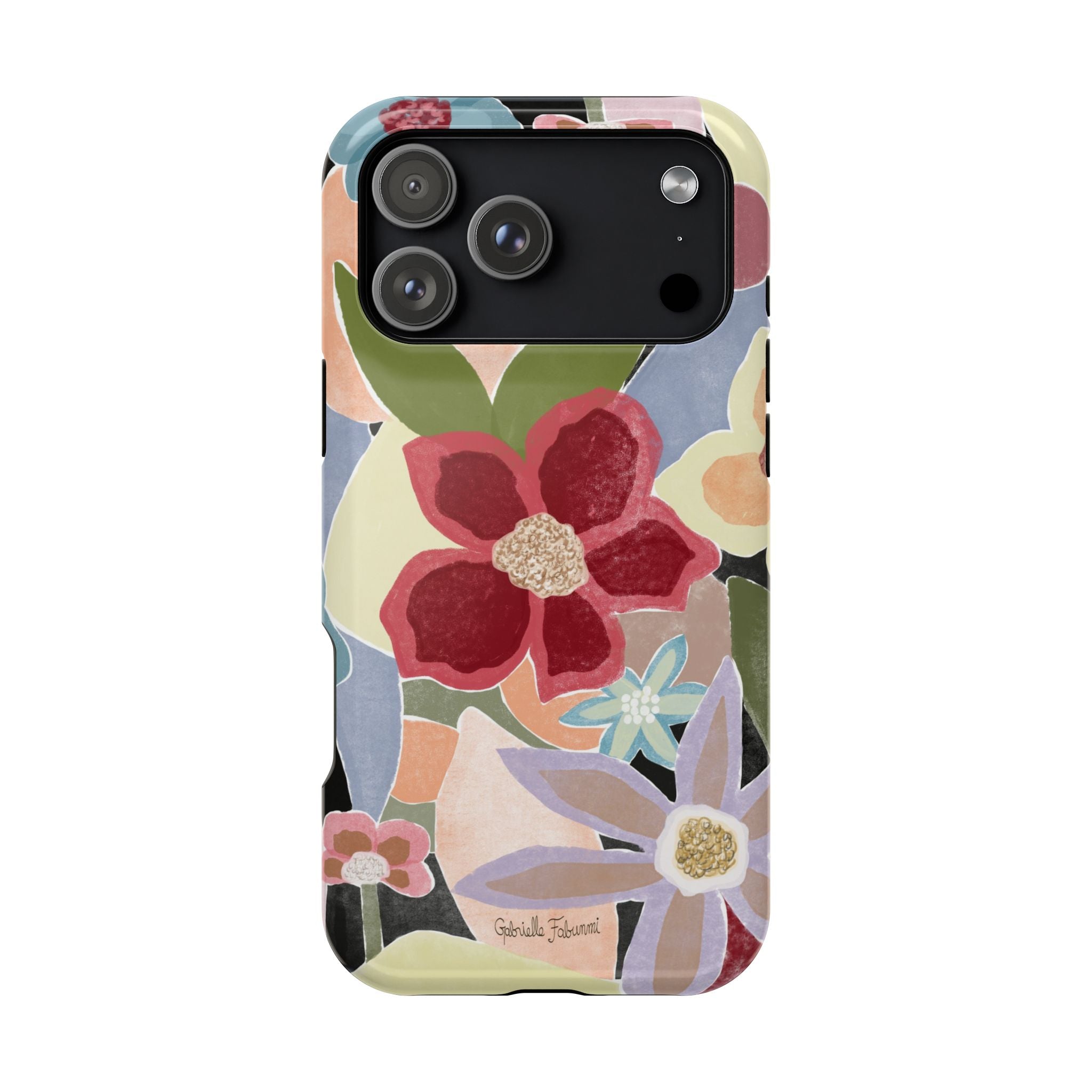 Floral Collage Magnetic Impact-Resistant Phone Case