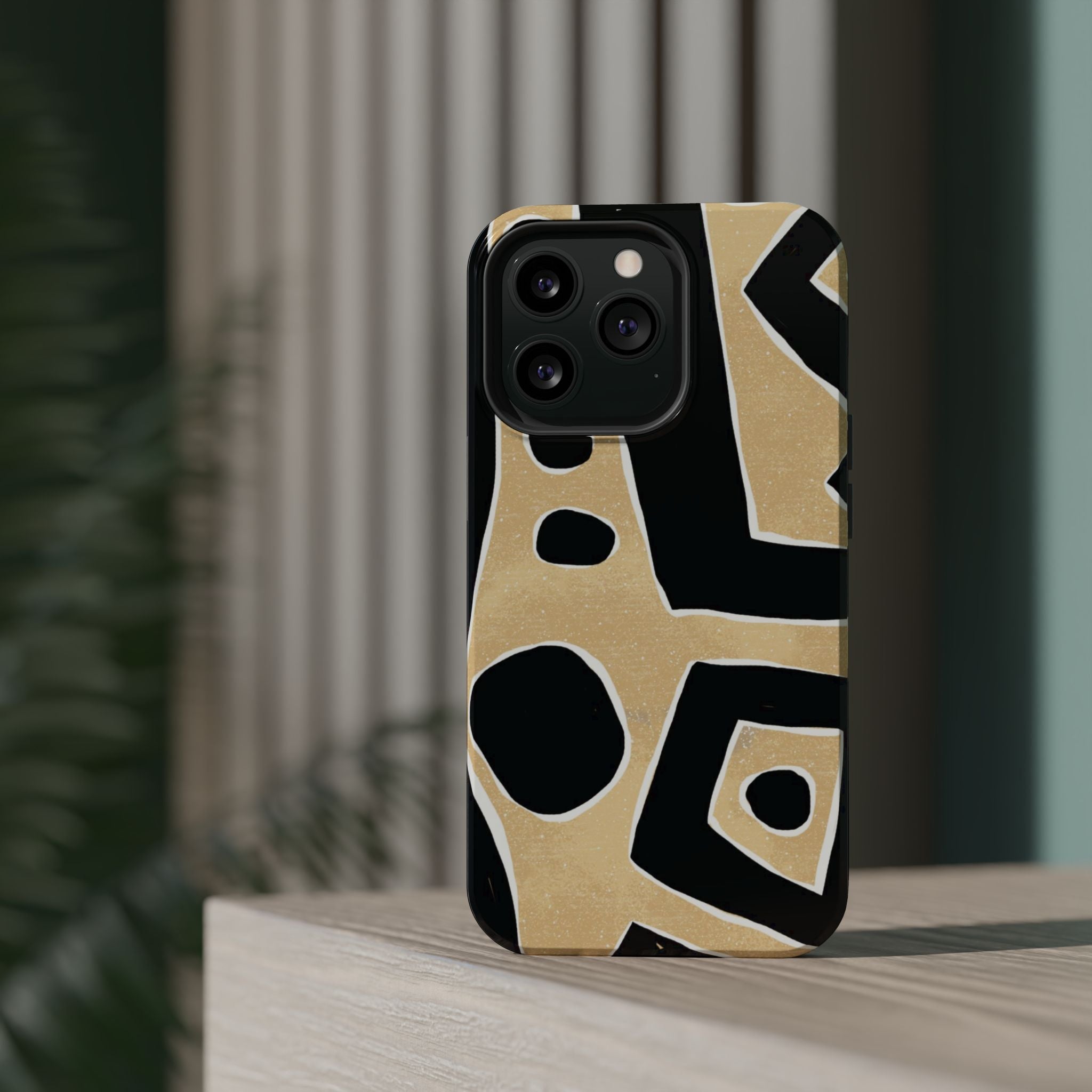 Trendy Magnetic Impact-Resistant Phone Case - Abstract Design