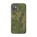 Green Color Block | Slim Phone Case
