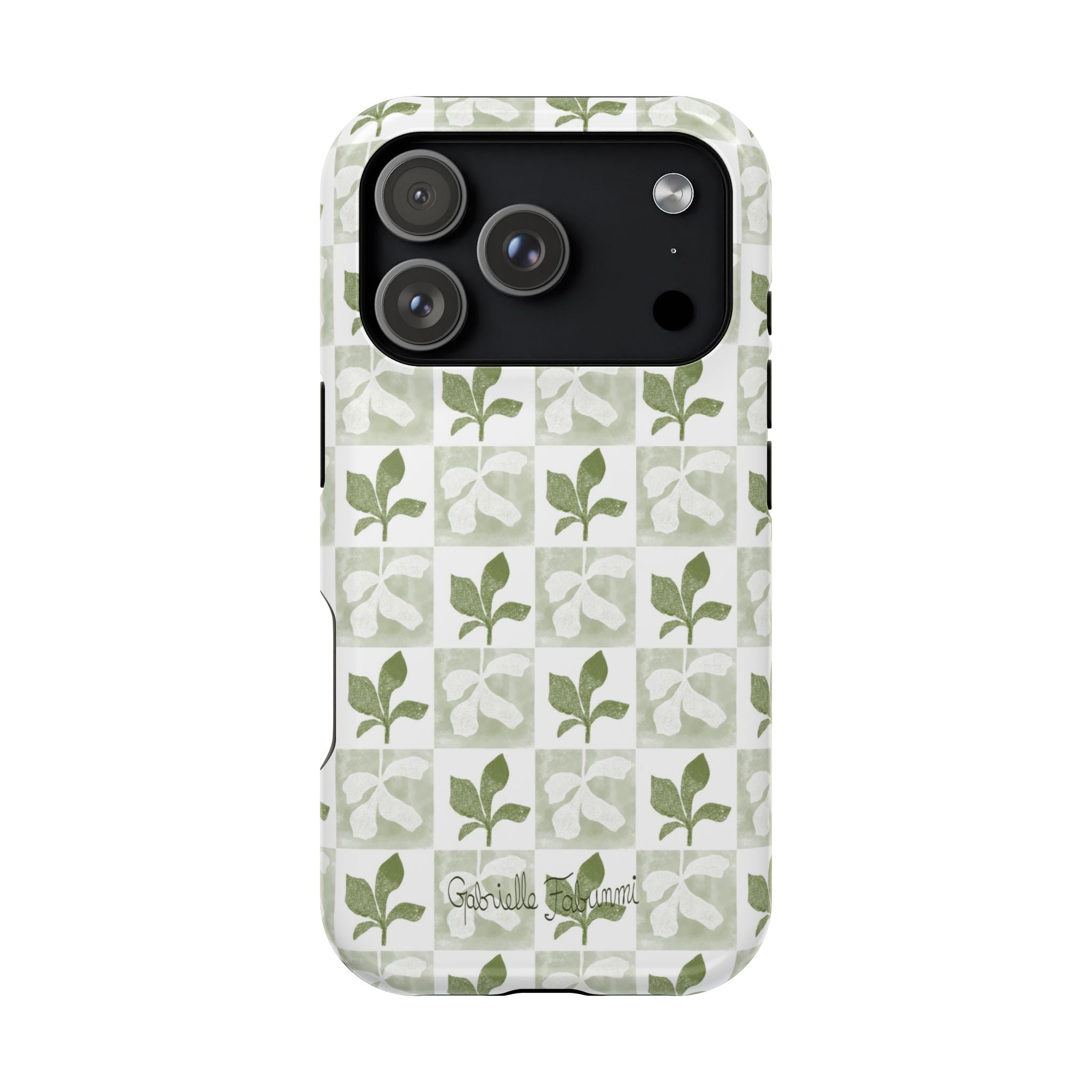 Botanical Impact-Resistant Phone Case - Eco-Friendly Design