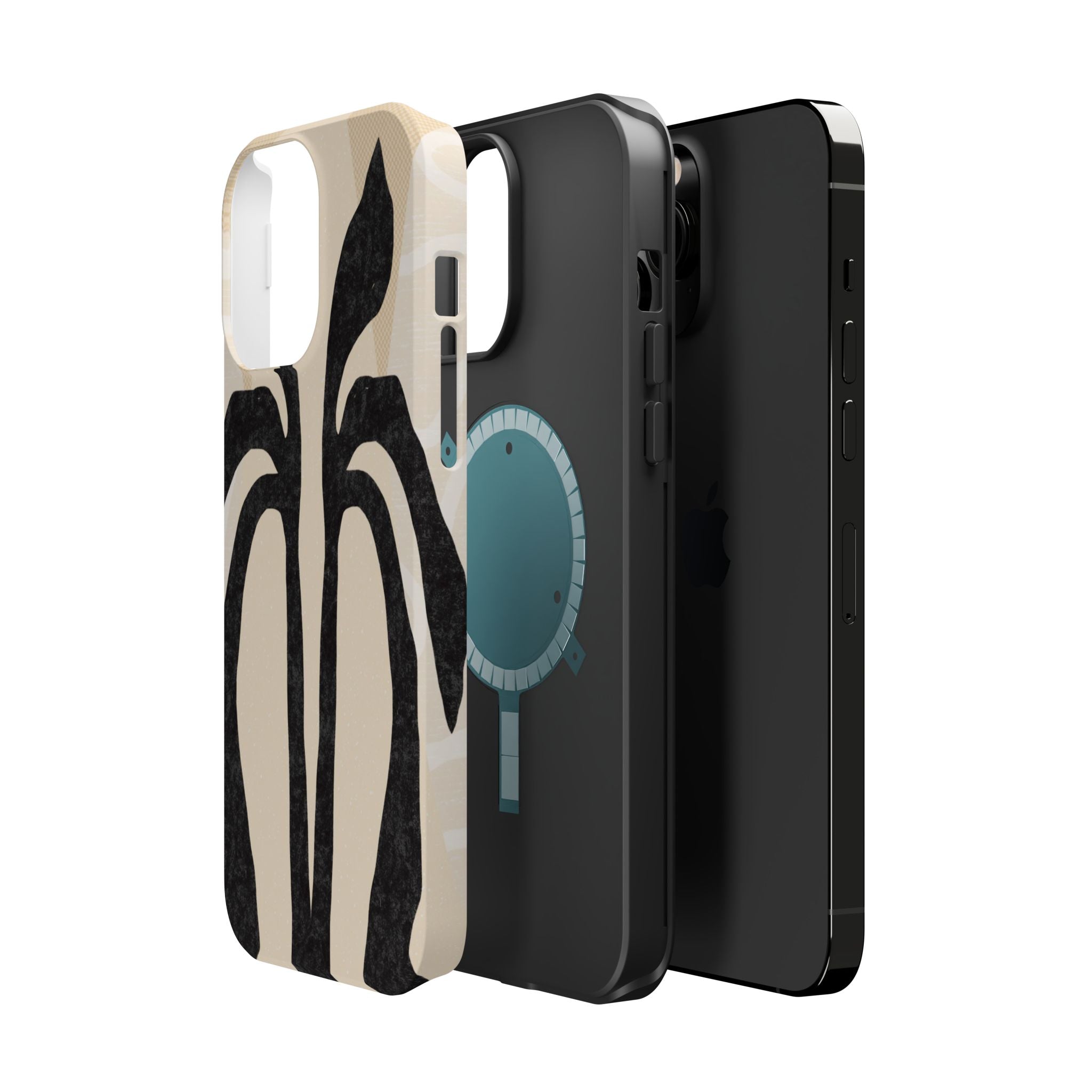 Stylish Impact-Resistant Phone Cases with Unique Floral Design