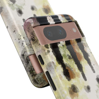 Abstract Camouflage Tough Phone Case — Watercolor Drip Design