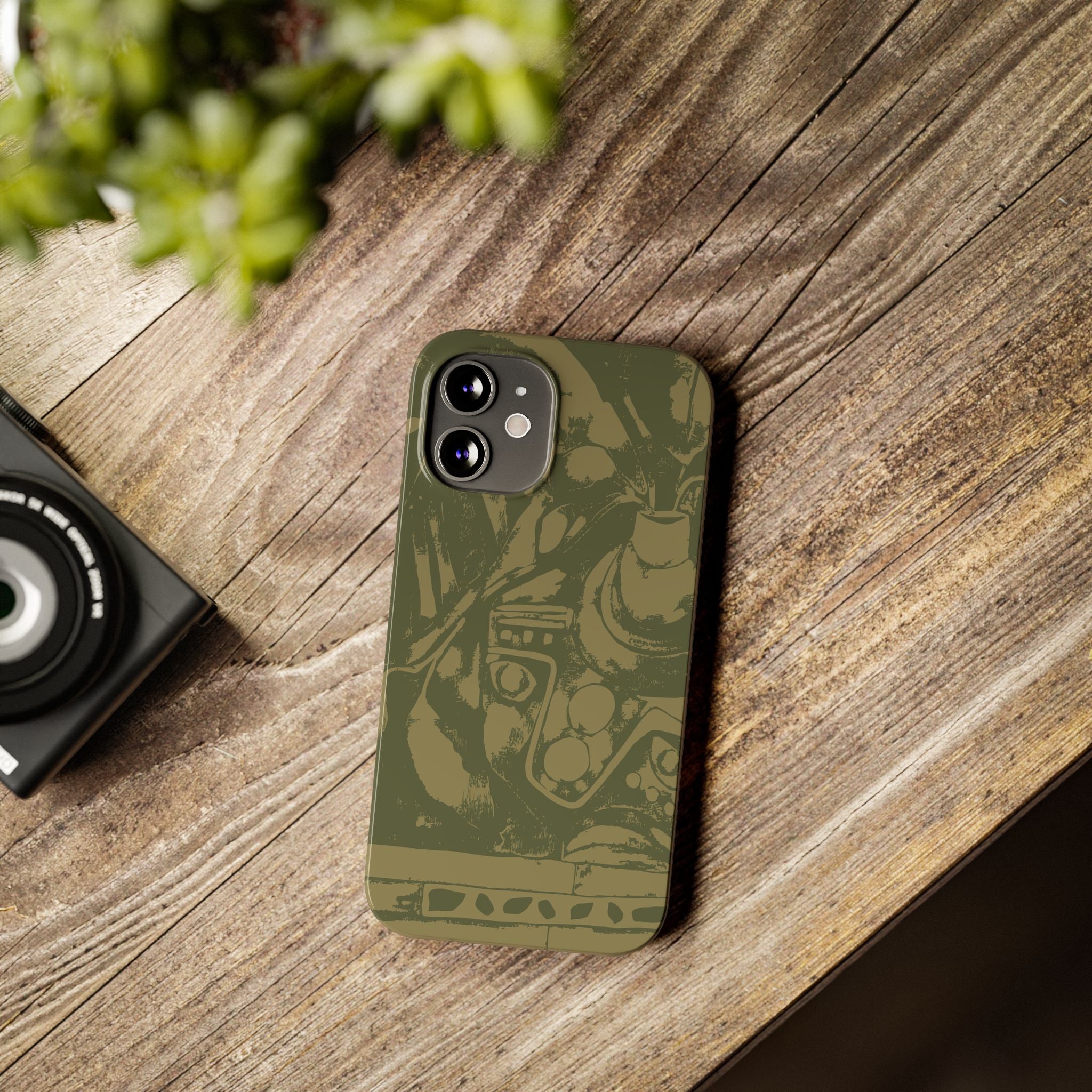 Monstera Pot | Slim Phone Case