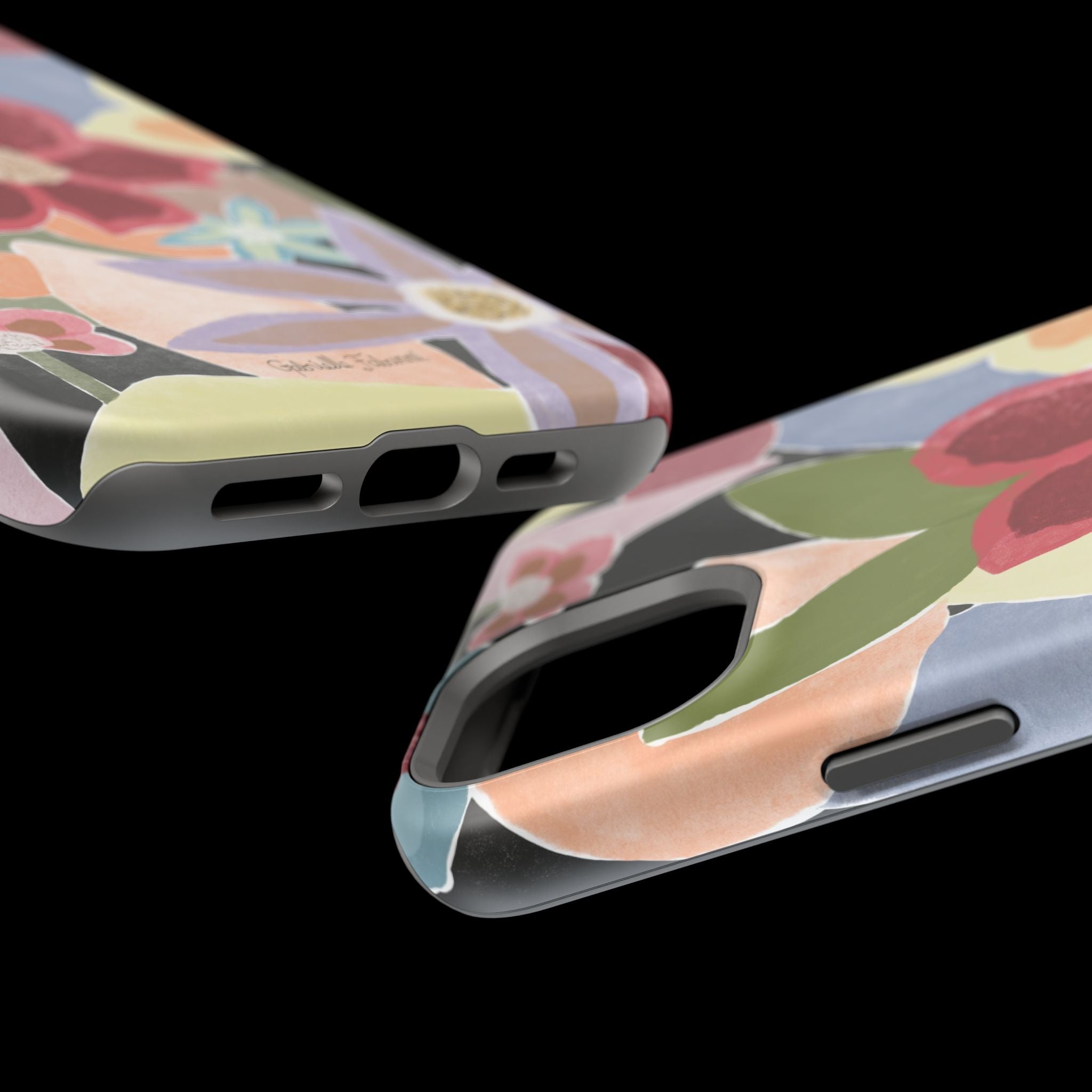 Floral Collage Magnetic Impact-Resistant Phone Case
