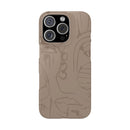 Totem Series | Neutral Brown Slim Phone Case