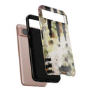 Abstract Camouflage Tough Phone Case — Watercolor Drip Design