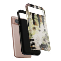 Abstract Camouflage Tough Phone Case — Watercolor Drip Design
