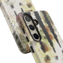 Abstract Camouflage Tough Phone Case — Watercolor Drip Design