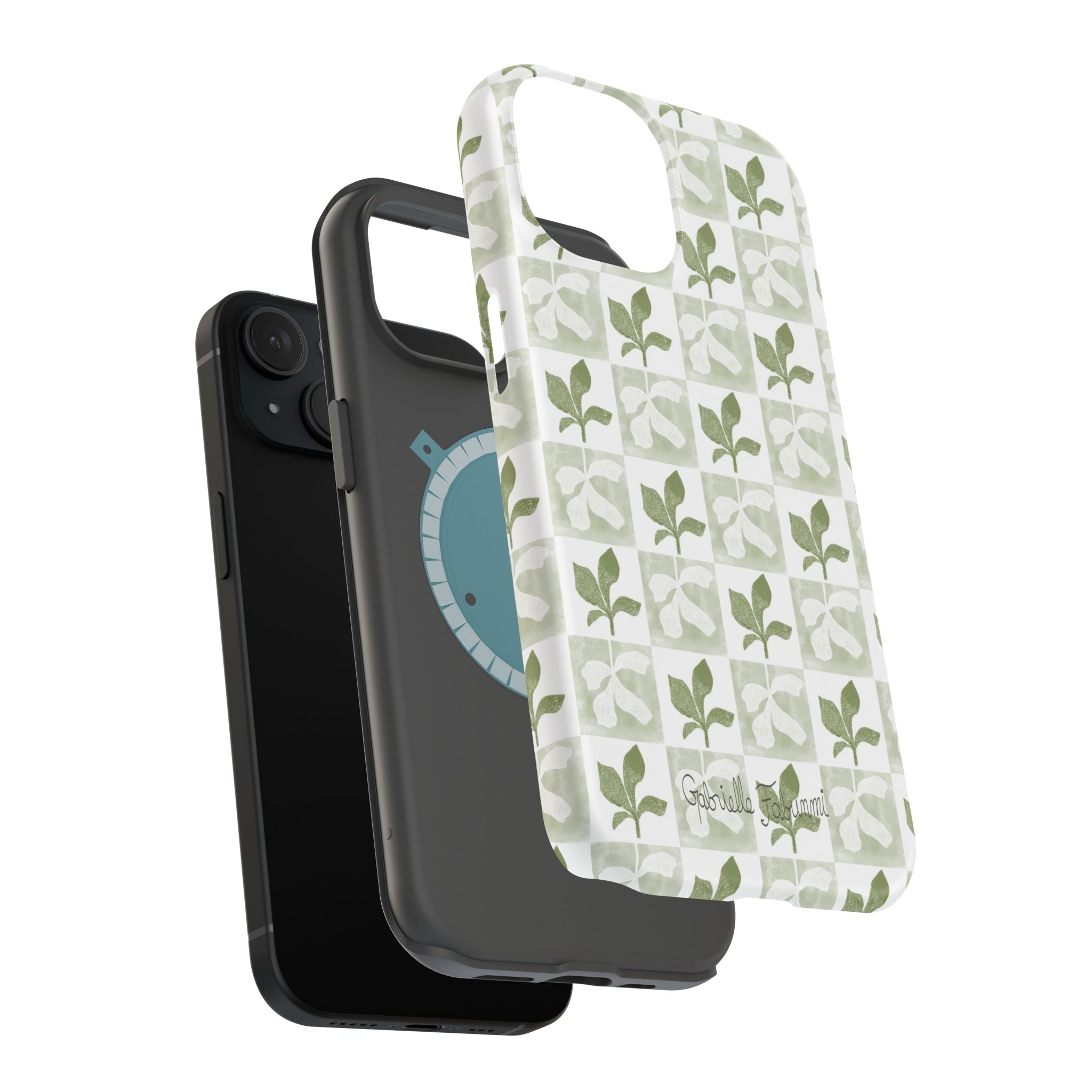Botanical Impact-Resistant Phone Case - Eco-Friendly Design