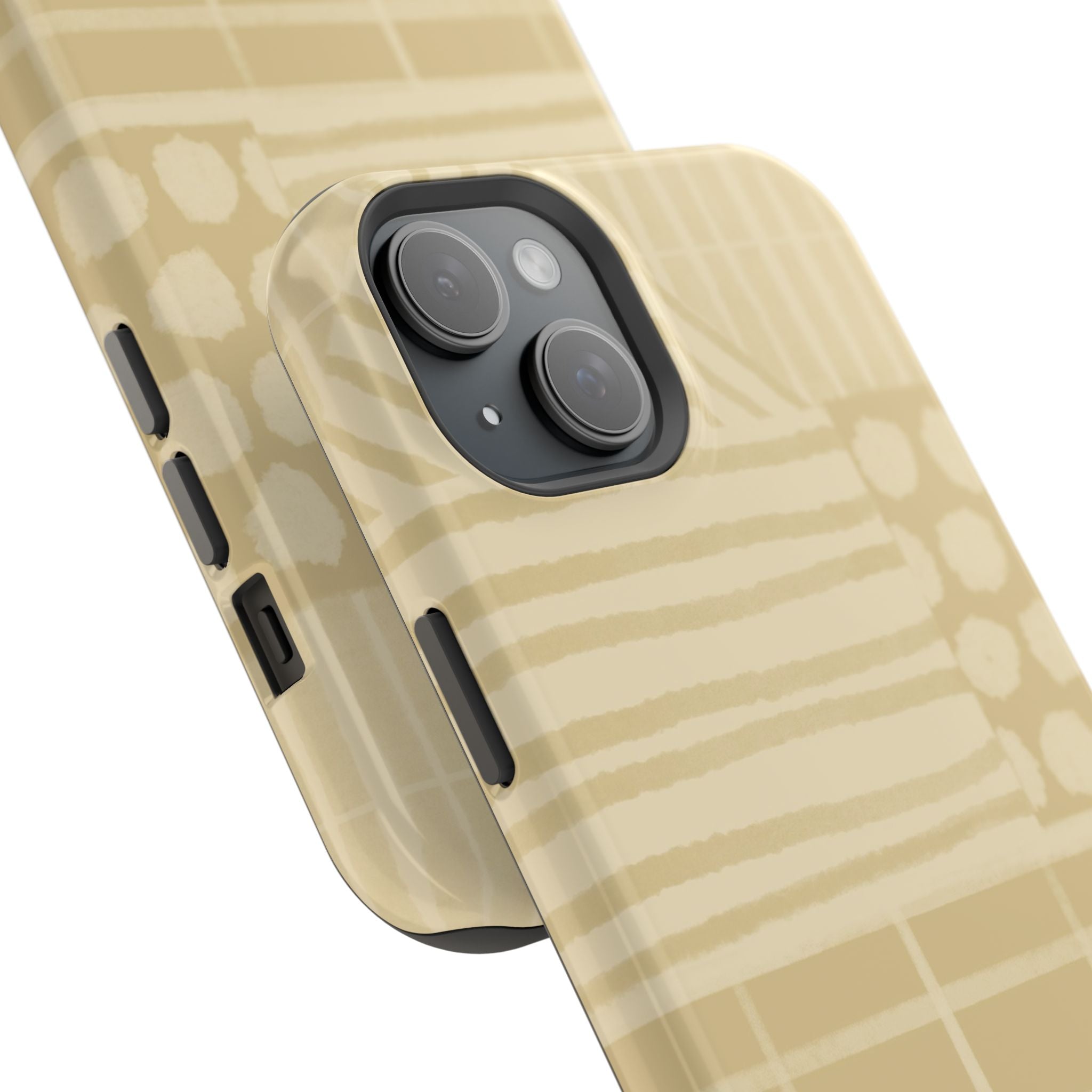 Magnetic Impact-Resistant Phone Case — Neutral Geometric Pattern