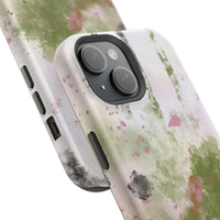 Abstract Floral Impact-Resistant Phone Case