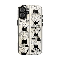 Artistic Tough Magnetic Phone Case with Unique Afrocentric Design