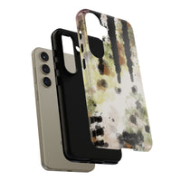 Abstract Camouflage Tough Phone Case — Watercolor Drip Design