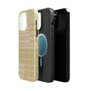 Magnetic Impact-Resistant Phone Case — Neutral Geometric Pattern