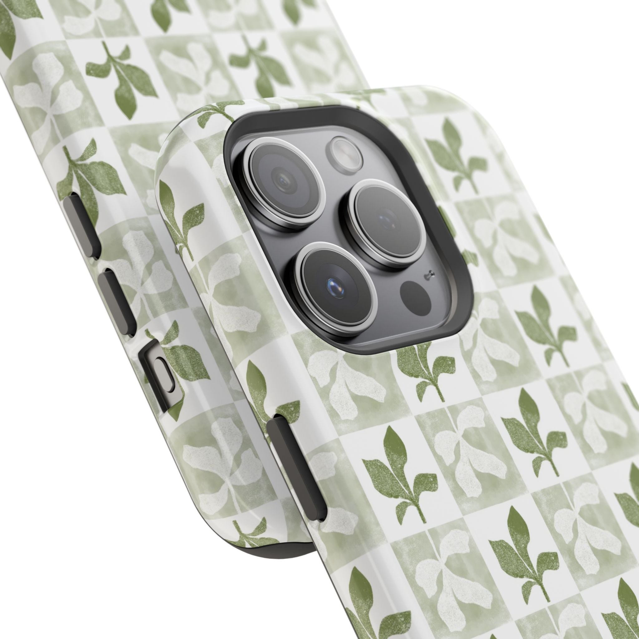 Botanical Impact-Resistant Phone Case - Eco-Friendly Design