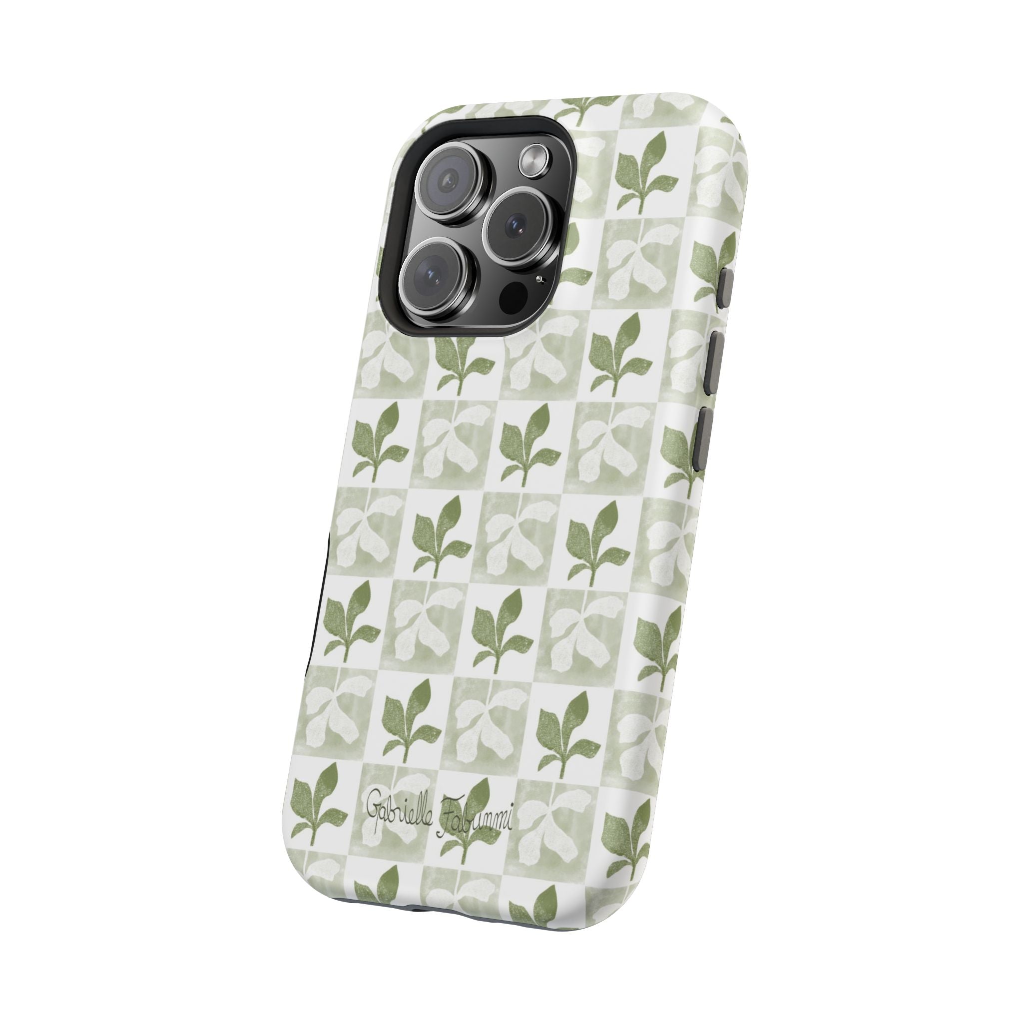 Botanical Impact-Resistant Phone Case - Eco-Friendly Design