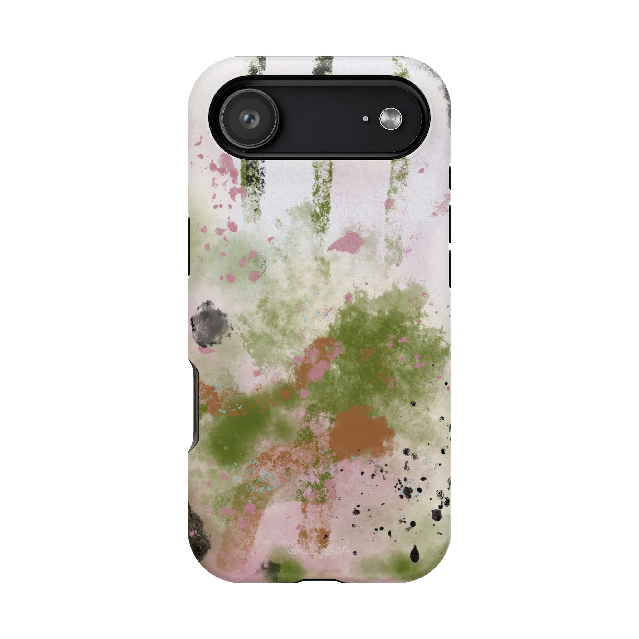 Abstract Floral Impact-Resistant Phone Case
