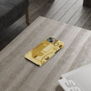 Abstract Face Art Slim Phone Case | Minimalist Neutral Tones