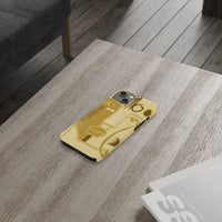 Abstract Face Art Slim Phone Case | Minimalist Neutral Tones