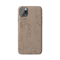 Totem Series | Neutral Brown Slim Phone Case
