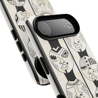 Artistic Tough Magnetic Phone Case with Unique Afrocentric Design