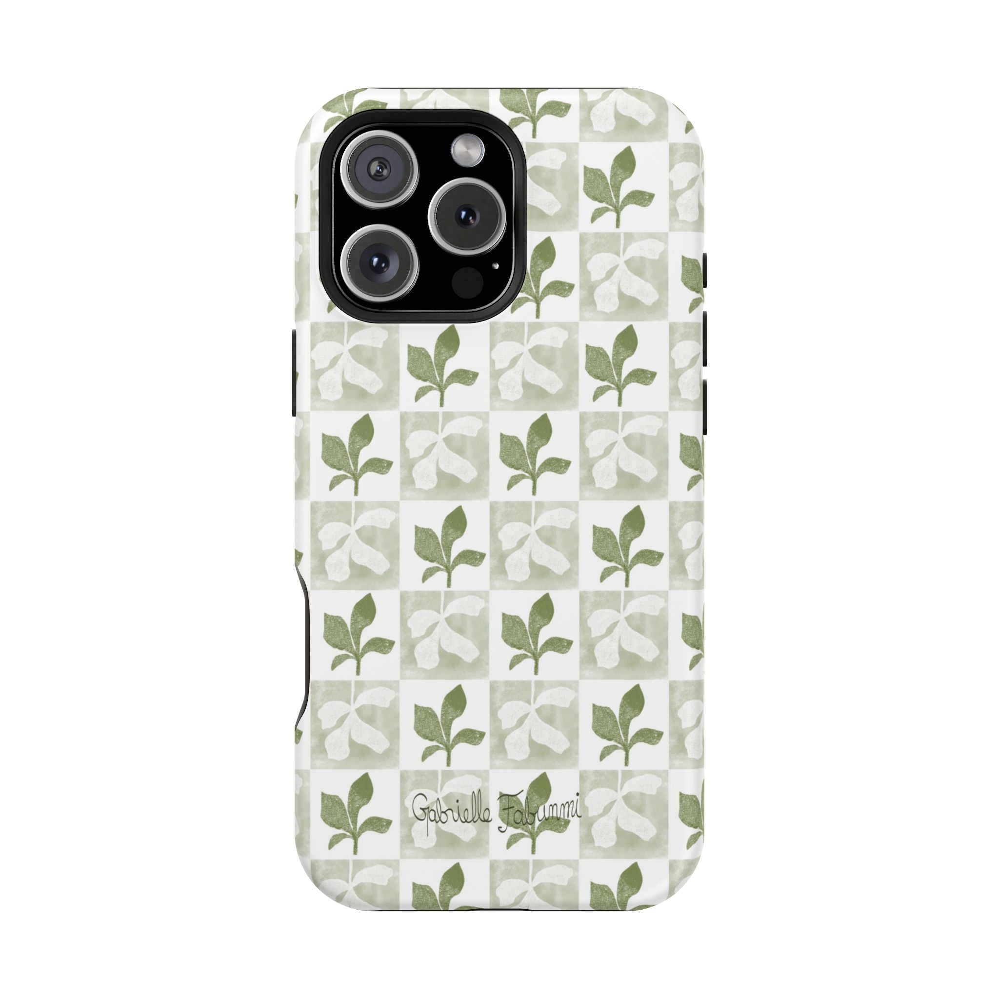 Botanical Impact-Resistant Phone Case - Eco-Friendly Design