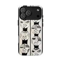 Artistic Tough Magnetic Phone Case with Unique Afrocentric Design