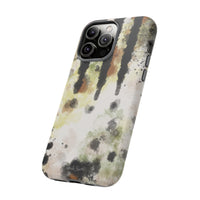 Abstract Camouflage Tough Phone Case — Watercolor Drip Design