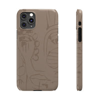 Totem Series | Neutral Brown Slim Phone Case
