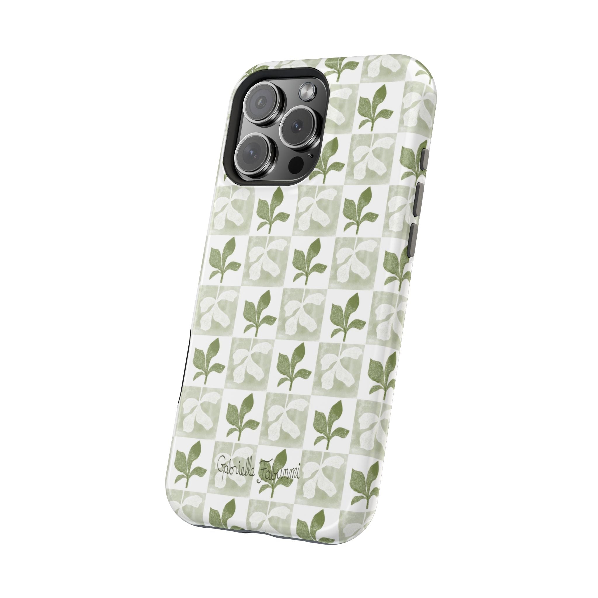 Botanical Impact-Resistant Phone Case - Eco-Friendly Design