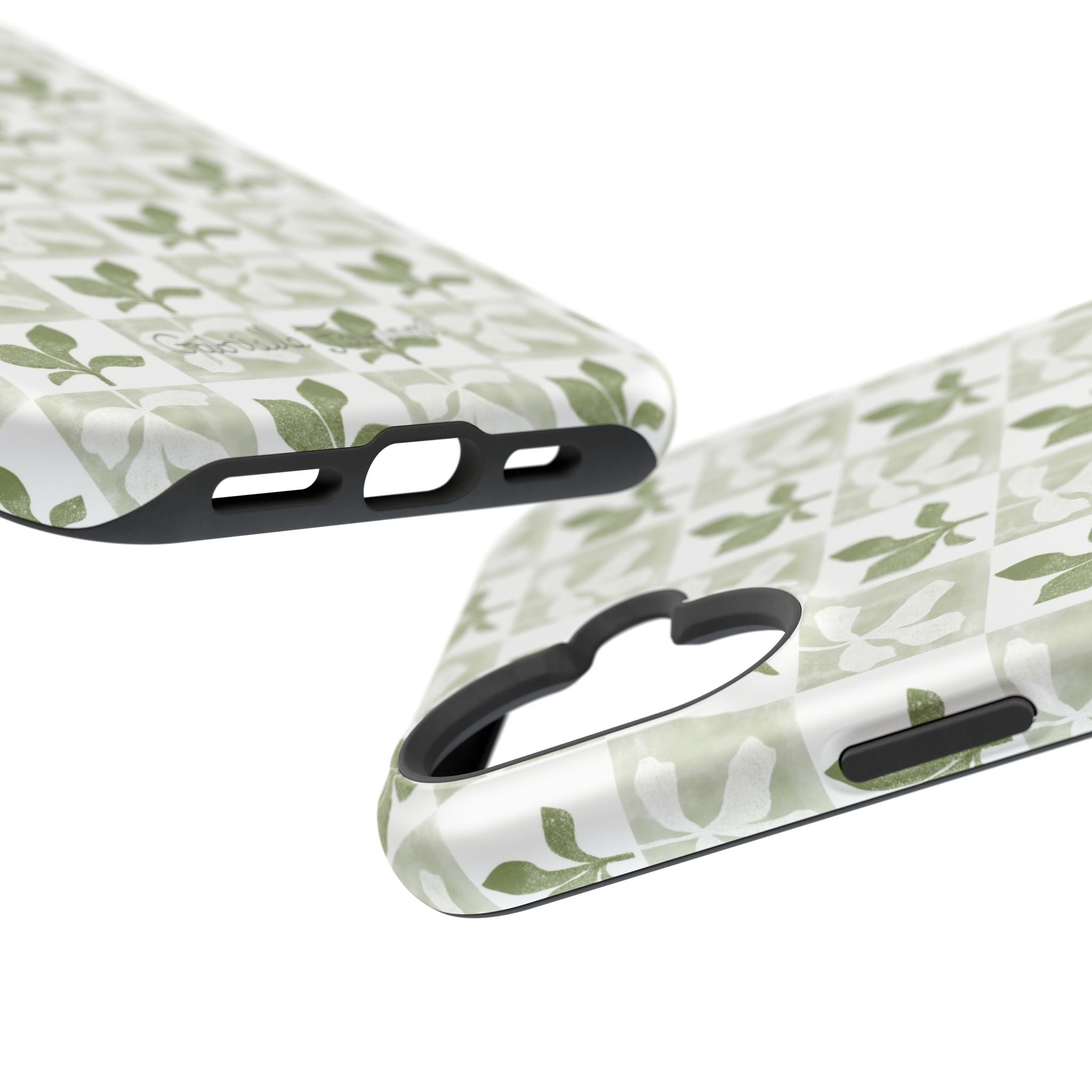 Botanical Impact-Resistant Phone Case - Eco-Friendly Design
