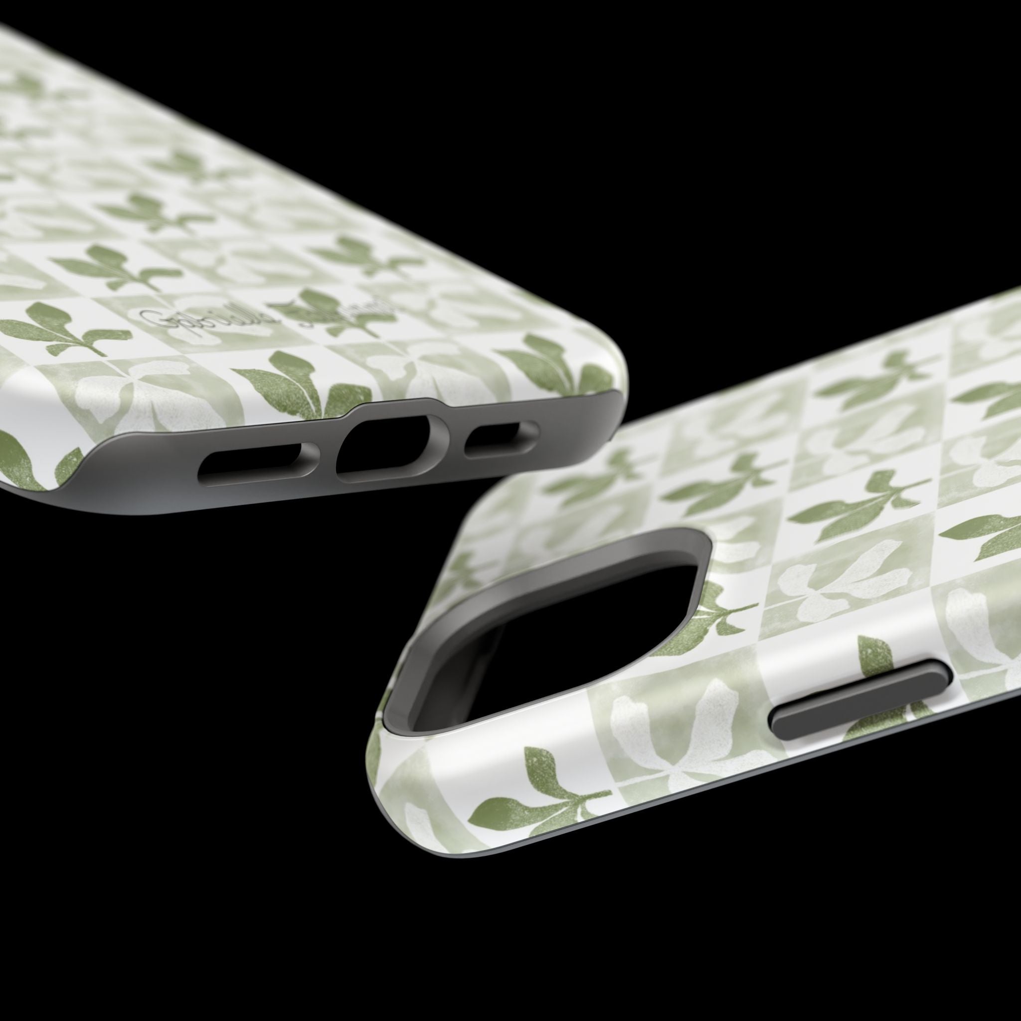 Botanical Impact-Resistant Phone Case - Eco-Friendly Design