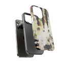 Abstract Camouflage Tough Phone Case — Watercolor Drip Design