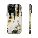 Abstract Camouflage Tough Phone Case — Watercolor Drip Design