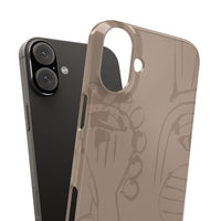 Totem Series | Neutral Brown Slim Phone Case