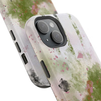 Abstract Floral Impact-Resistant Phone Case