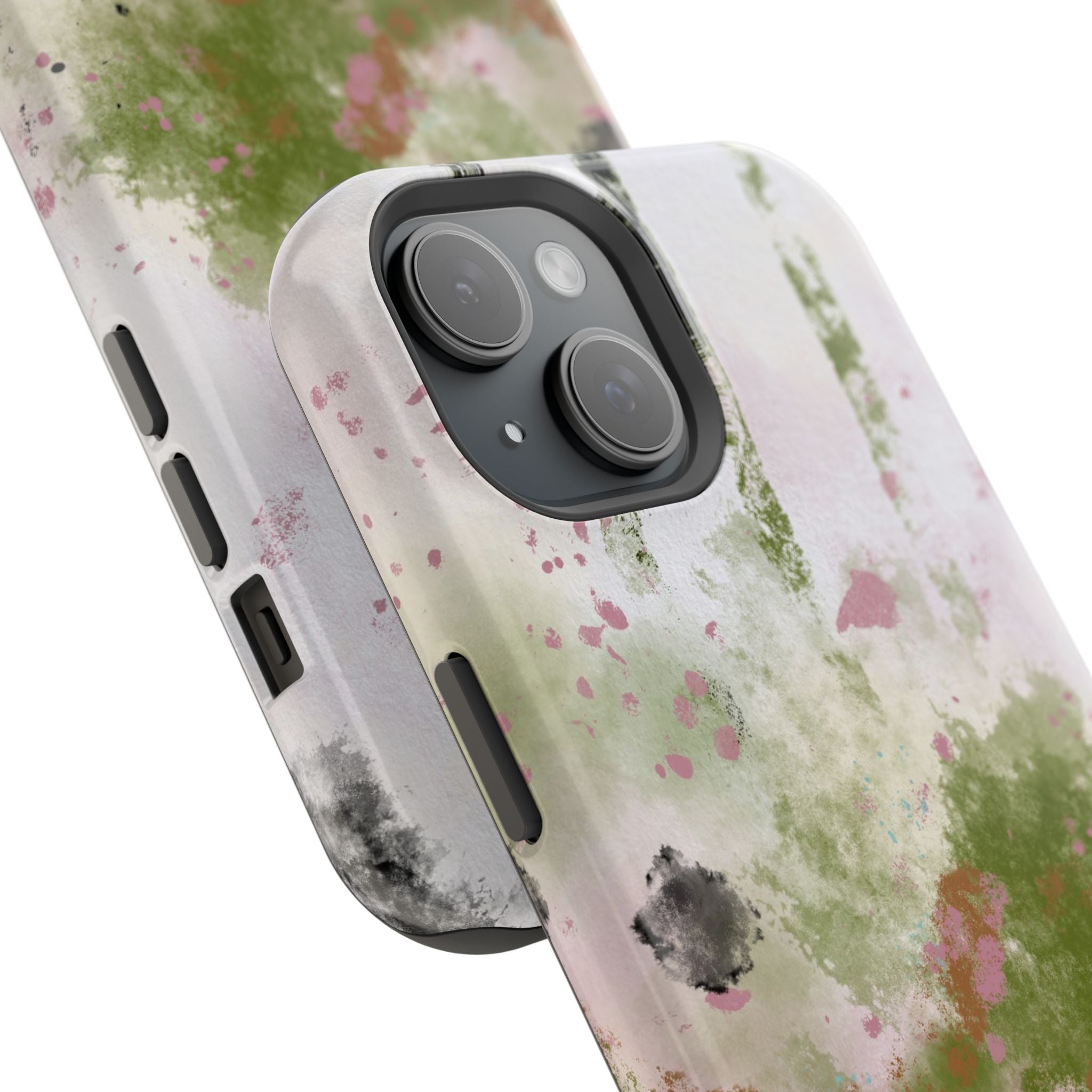 Abstract Floral Impact-Resistant Phone Case