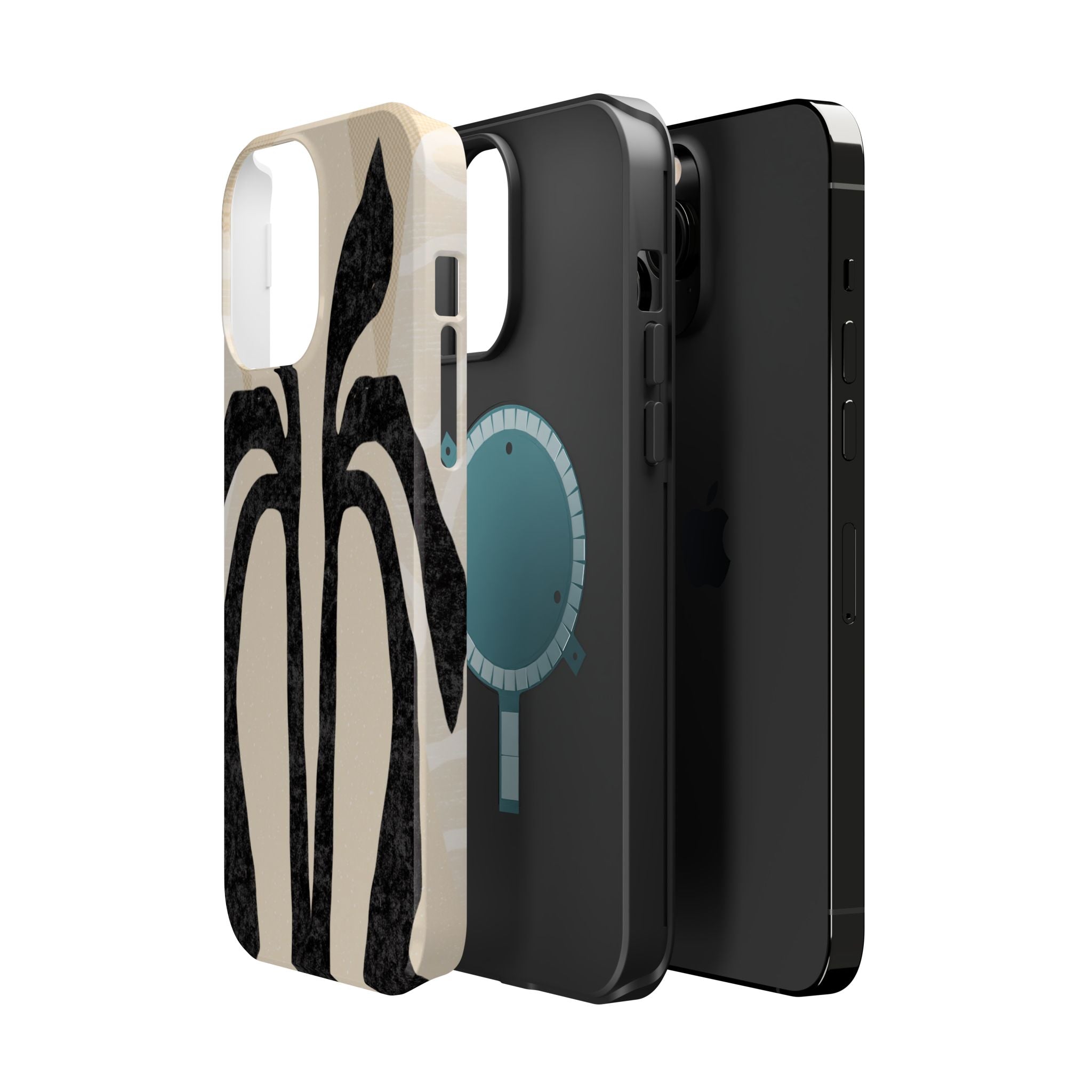 Stylish Impact-Resistant Phone Cases with Unique Floral Design