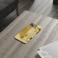 Abstract Face Art Slim Phone Case | Minimalist Neutral Tones