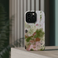 Abstract Floral Impact-Resistant Phone Case