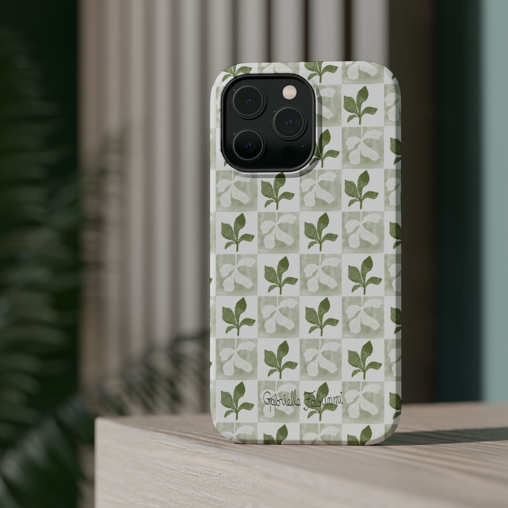 Botanical Impact-Resistant Phone Case - Eco-Friendly Design