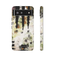 Abstract Camouflage Tough Phone Case — Watercolor Drip Design